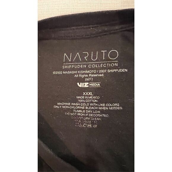 NARUTO SHIPPUDEN SASUKE FIRE T SHIRT SIZE XXXL (3X) - Picture 8 of 8